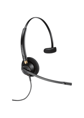 Casque audio HP Poly EncorePro HW510 avec microphone boom noir