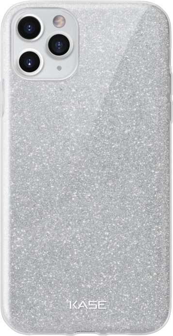 Coque slim pailletée étincelante pour Apple iPhone 11 Pro Max, Argent