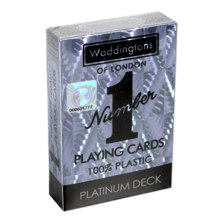 Jeu de 54 Cartes en Argent - Haute Qualité et Durable - Neuf