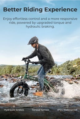 Vélo électrique pliant ENGWE EP-2 3.0 Boost 250 W 75 Nm 48 V 13,5 Ah - Pliable, 7 vitesses, Écran LCD couleur