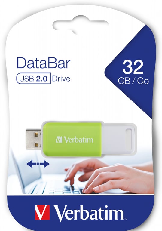 Verbatim V DataBar lecteur USB flash 32 Go USB Type-A 2.0 Vert