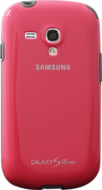 Coque Samsung EFC-1M7BP rose pour Galaxy S3 Mini I8190