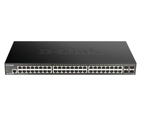 D-Link DGS-1250-52X Géré L3 Gigabit Ethernet (10/100/1000) Noir