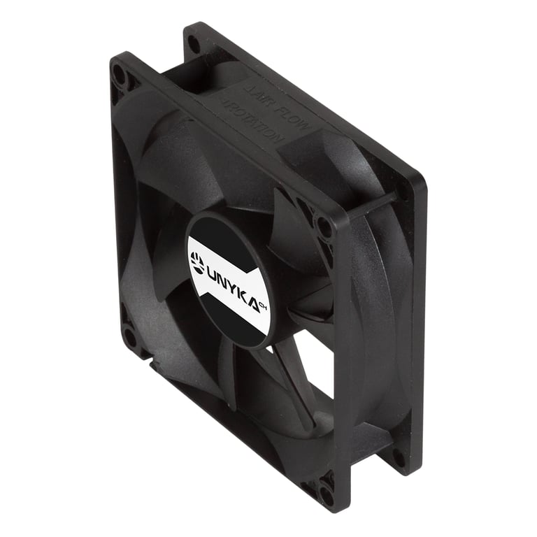 UNYKAch 80.80.25 système de refroidissement d'ordinateur Boitier PC Ventilateur 8 cm Neuf - vue 3