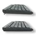 MCL ACK-301W/N teclado Universal RF inalámbrico AZERTY Francés Negro