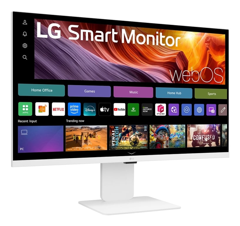 LG 32U850SA W Écran LCD Intelligent 32 31.5 visualisable 3840 x 2160 4K @ 60 Hz IPS 400 cdm² 1000:1 HDR10 5 ms 2xHDMI 3xUSB C haut parleurs - vue 6