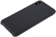 Custodia morbida in silicone gel per Apple iPhone XS Max, nero satinato