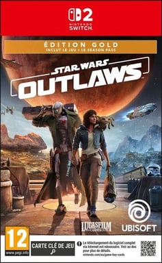Star Wars Outlaws Edition Gold SWITCH 2 - Gioco open world con Kay Vess, fuorilegge, missioni ad alto rischio e combattimenti spaziali