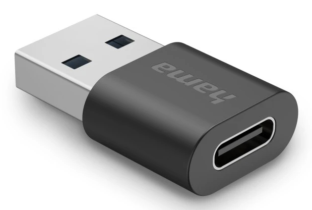 Adaptateur USB C Hama à 90° USB 3.2 Gen2 10 Gbit/ lot de 2