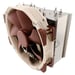 Noctua NH-U14S système de refroidissement d'ordinateur Processeur Refroidisseur 12 cm Marron, Acier inoxydable
