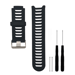 Cinturino per orologio in silicone Garmin Forerunner 910XT Black