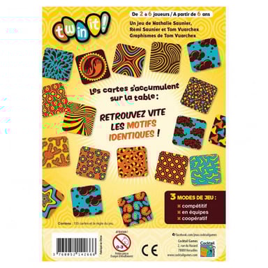 Juego de observación Twin It - Diversión y competición en familia