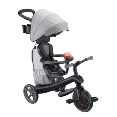 Triciclo Explorer 4 en 1 Deluxe Play V2 Negro y Gris para Niños