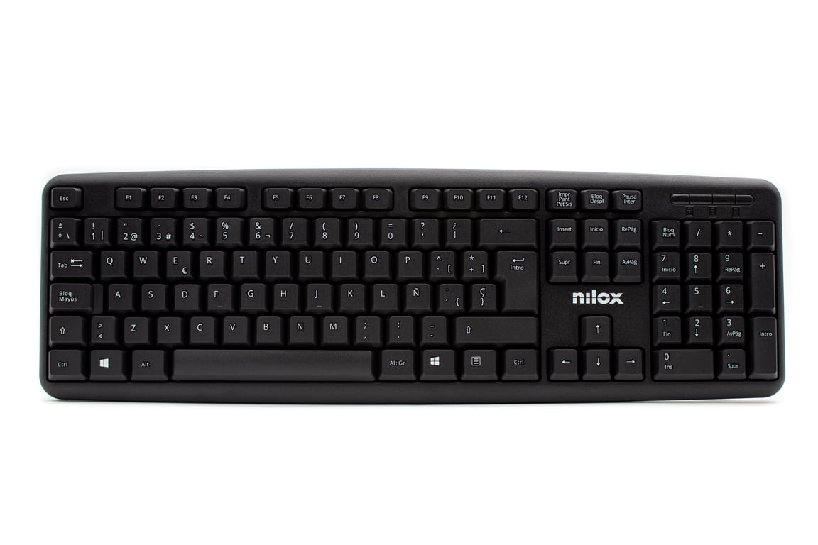 Nilox NXKBE000002 clavier Universel USB QWERTY Espagnole Neuf
