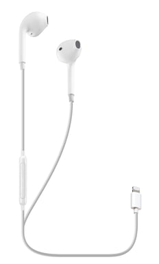 Cellularline EAGLE Ecouteurs filaires compatibles avec l'iPhone avec entrée Lightning MFI