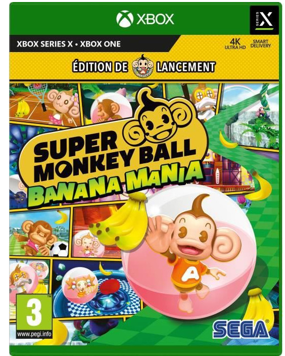 Super Monkey Ball : Banana Mania - Launch Edition Jeu Xbox One et Xbox Series X