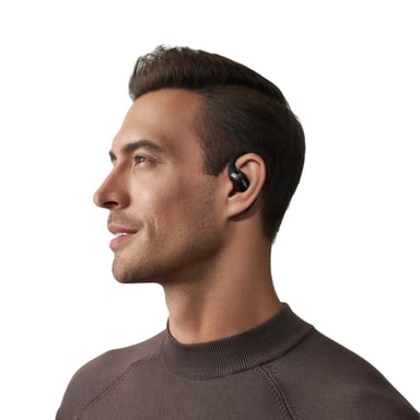 SHOKZ OpenFit Auricolari wireless Ganci auricolari Chiamate/Musica/Sport/Tutti i giorni Bluetooth Nero