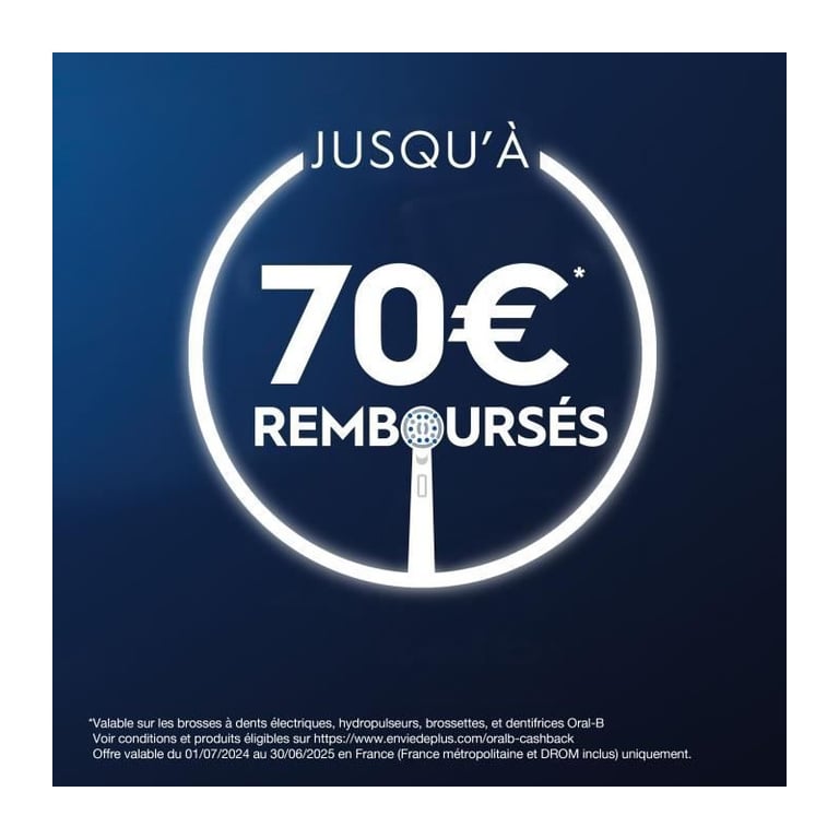 Oral-B iO2 Adulte Brosse à dents vibrante Noir - Neuf