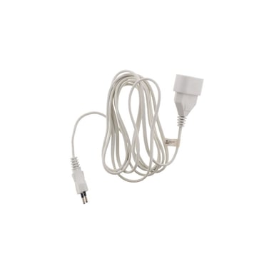 Prolunga elettrica ZENITECH HO3VVH2F 6A 2m 2 prese cavo piatto 2x0,75 mm² bianco con protezione bambini