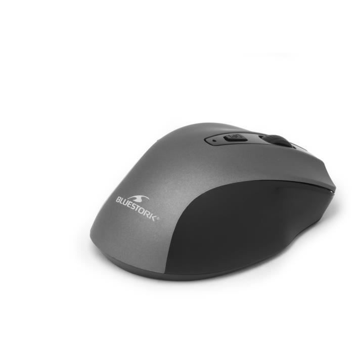 Souris Sans Fil - BLUESTORK - OFFICE 75 - Rechargeable - PC/MAC - Gris - Neuf