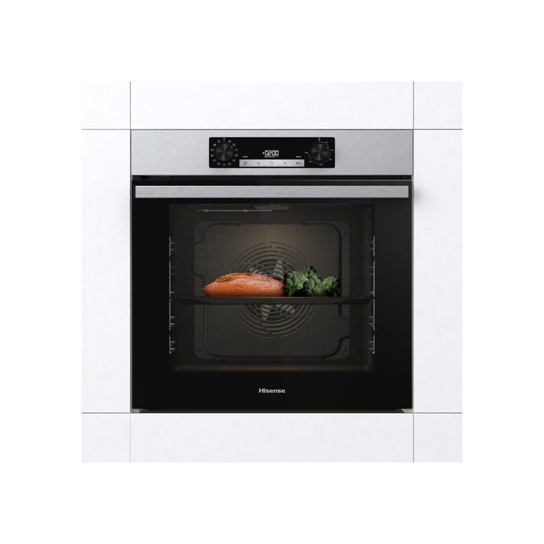 Four vapeur multifonction encastrable Hisense BSA65211CX 77 L acier inox satiné jusqu'à 300°C - Neuf