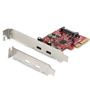 StarTech.com Carte PCI Express USB 3.1 à 2 ports USB-C - USB 3.2 Gen 2 jusqu'à 10 Gbps - Neuf