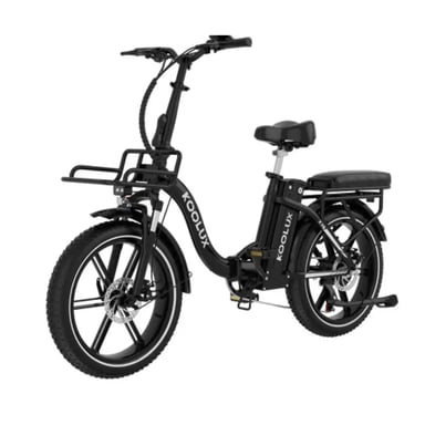 VéLo Électrique KOOLUX X16 | Moteur 250W | Batterie 48V 15.6Ah | Pneus 20 Pouces | Vitesse Max 25 km/h | Autonomie 70-100 km | Noir