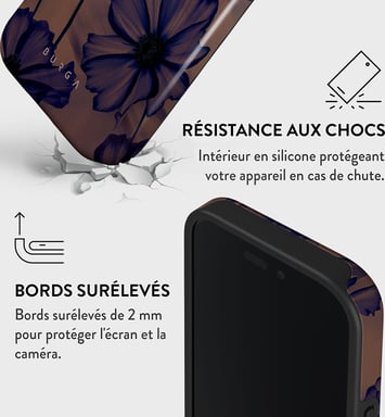 Burga Funda para iPhone 16 Plus MagSafe Tough A prueba de golpes Modelo Velvet Night Lavanda