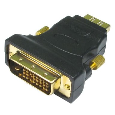 Spire DVI-D - HDMI DVI-D 25 pines HDMI 19 pines Negro