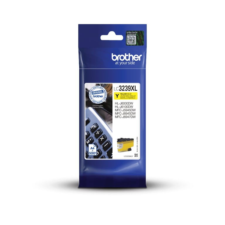 Cartouche d'Encre Jaune Premium pour Imprimantes Brother Pack de 5 Neuf