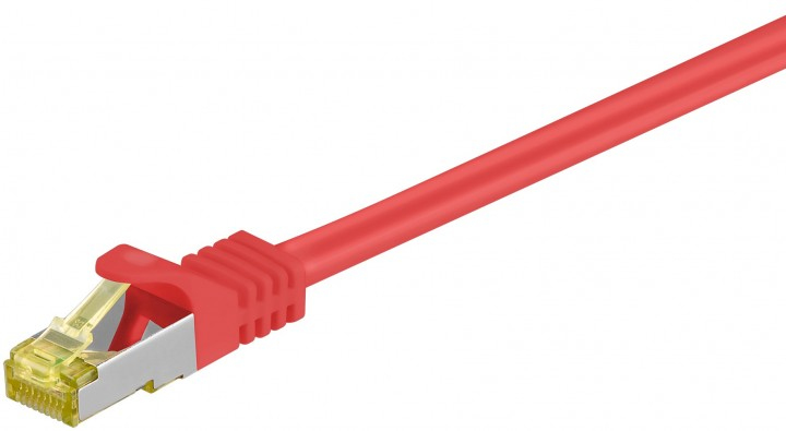 GOOBAY  91589 c&acirc;ble de r&eacute;seau Rouge 1 m Cat7 S/FTP (S-STP) - Neuf