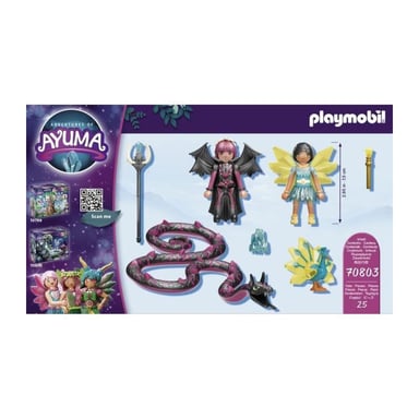 Playmobil Fata dei cristalli e Fata dei pipistrelli con animali