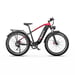 Vélo Électrique Duotts F26 Lite - Moteur 500W Batterie 48V18Ah 26 Pouces Freins Hydrauliques - Noir Rouge