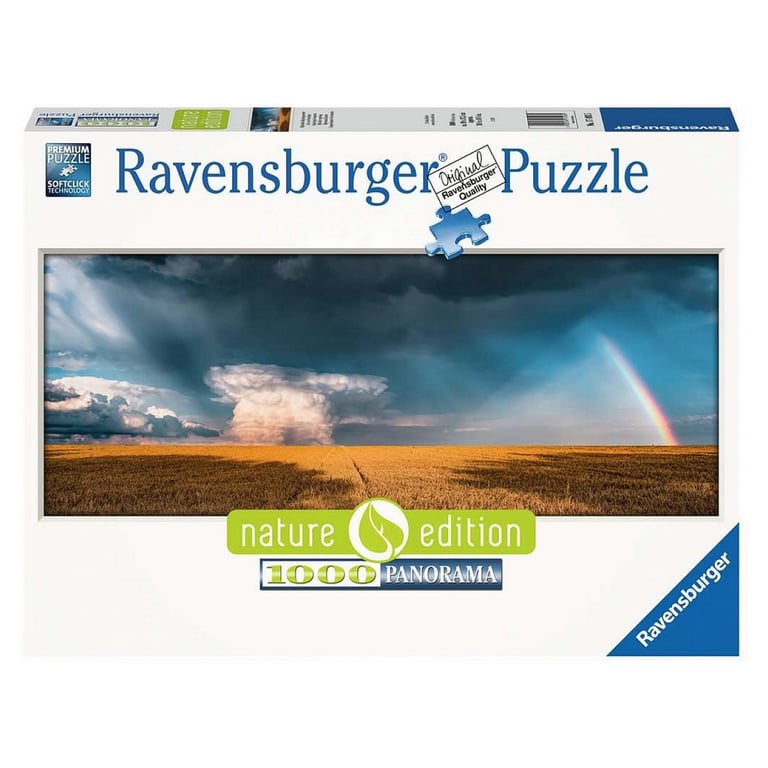Puzzle 1000 pièces panoramique : Arc en ciel mystique Nature edition Ravensburger France - vue 7