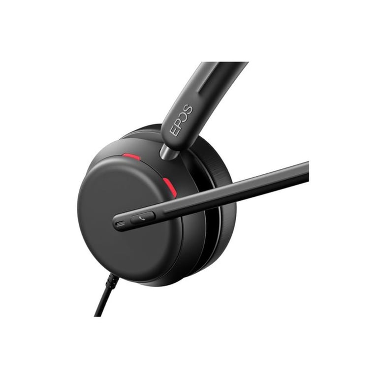 Casque filaire sur-oreille EPOS Impact 860 micro USB-C à perche, 4 micros antibruit Noir - Neuf