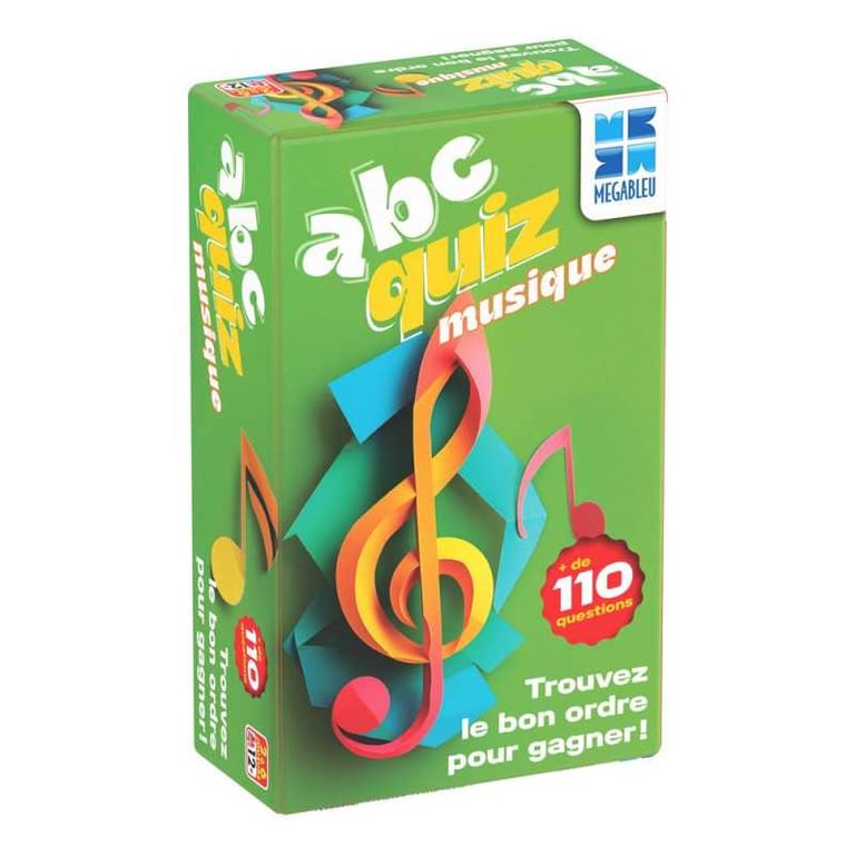 Jeu De Culture Générale Megableu 678377megableu – ABC Quiz Musique 2+ Joueurs Format Voyage - vue 2