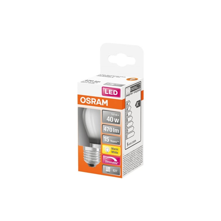 LED SPH VER.DEP DIM 5W E27 CHD BTE OSRAM - 4058075436909 - Neuf