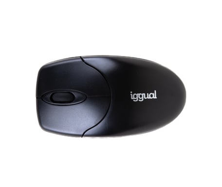 iggual Ratón inalámbrico WOM-BASIC2-1000DPI negro