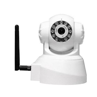 Camera Ip Wifi 720P Motorisée Vision Ir Masque de Confidentialité 355° Blanc YONIS