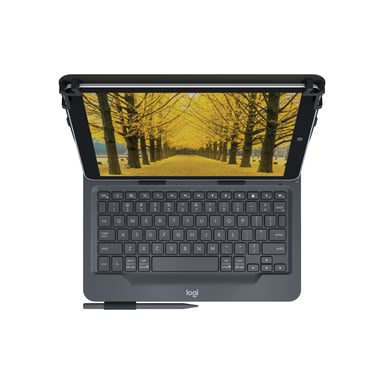 Logitech 920-008341 clavier pour tablette QWERTY Anglais britannique Bluetooth Noir - Neuf