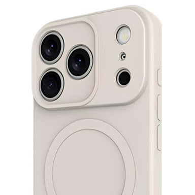 Coque pour iPhone 17 Pro MagSafe en TPU Souple Série KickCase Beige