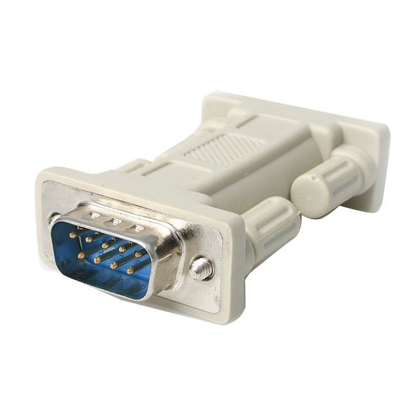 StarTech.com Adaptateur null modem DB9 série RS232 - M/M - Startech.Com