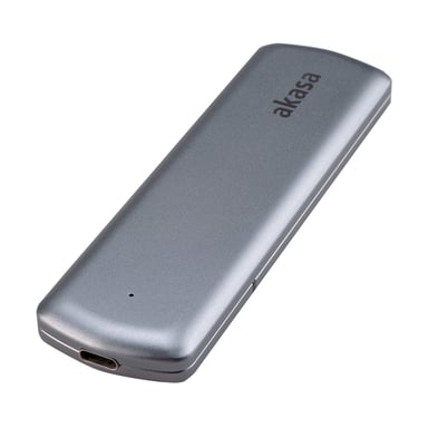 Akasa AK-ENU3M2-05 Boîtier de disques de stockage Enceinte ssd Argent M.2