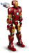 LEGO Marvel Iron Man 76206 - Figura Construible de 24 cm con Reactor Luminoso y Placa Desmontable
