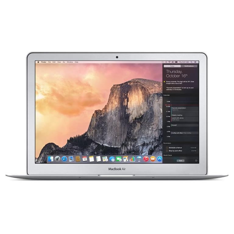 MacBook Air Core i5 Début 2015 13 1 6 GHz SSD 4 Go Intel HD Graphics 6000 Azerty Français Bon état - vue 1