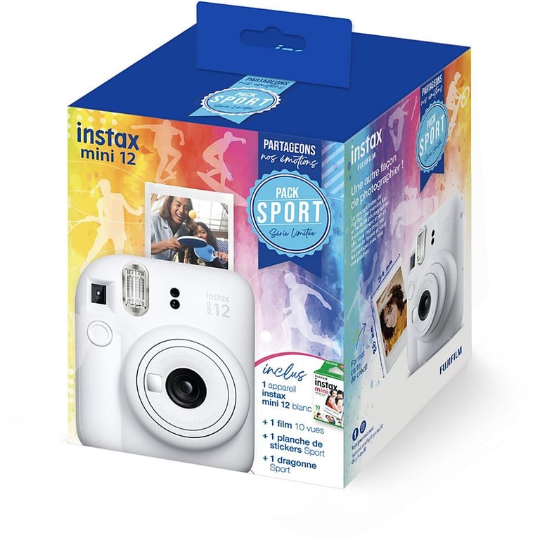 FUJIFILM INSTAX MINI 12 BLC PACK SPORT - vue 2
