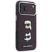 Étui Karl Lagerfeld Saffiano pour iPhone 18 Pro Max / 17 Pro Max, couleur bordeaux