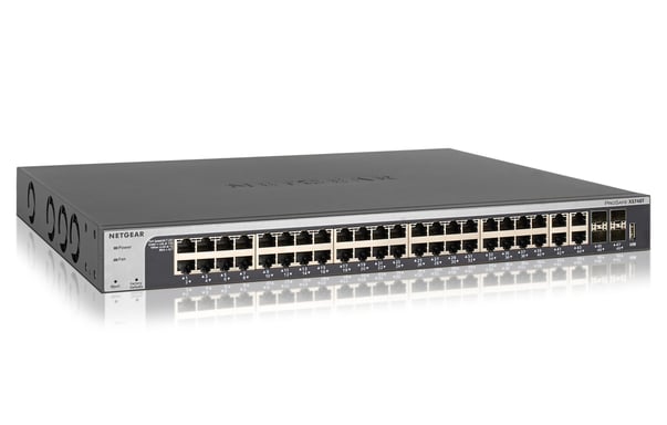 NETGEAR XS748T-100NES switch Gestionado L2+/L3 10G Ethernet (100/1000/10000) Negro