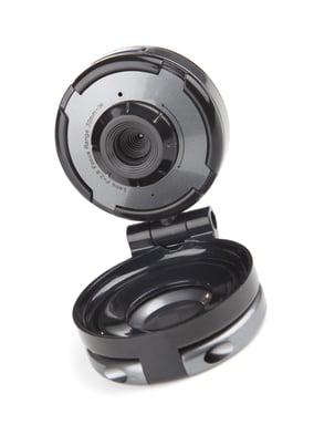 NGS SpringCam300 webcam 9 MP USB 2.0 Noir, Argent