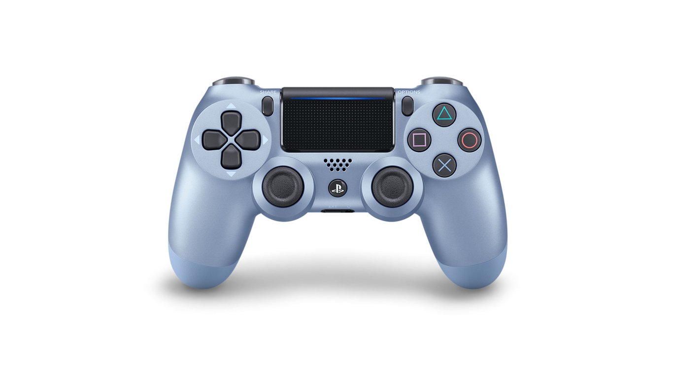 Sony DualShock 4 V2 Bleu Bluetooth/USB Manette de jeu Analogique/Numérique PlayStation 4 - Bon état